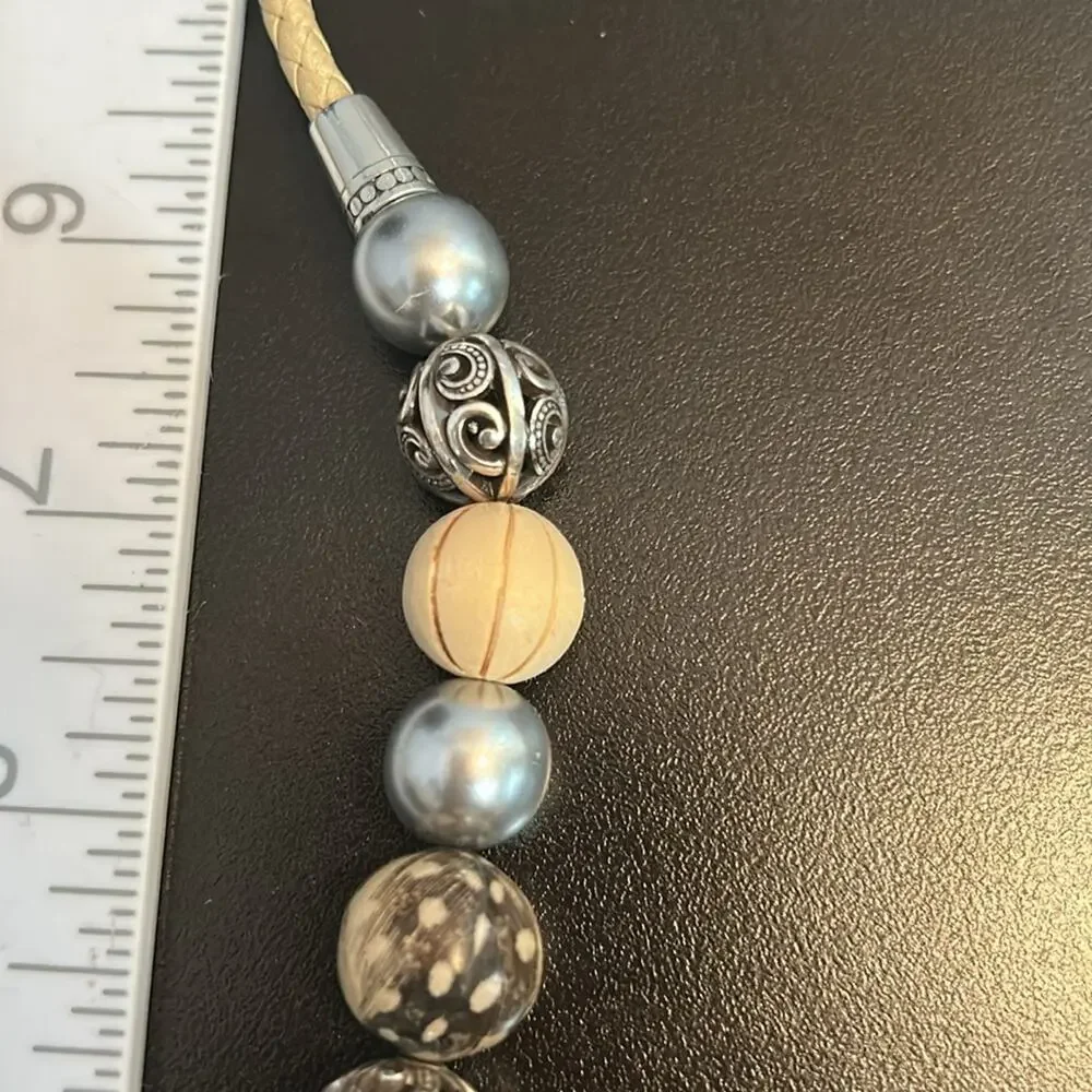 Brighton Natural Instinct Necklace #B78 Long BOHO beaded - Picture 7 of 10